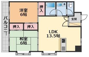 マンション輝宣の物件間取画像